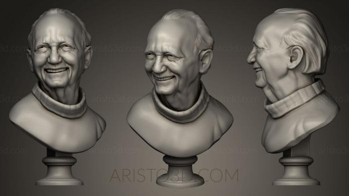 Busts and bas-reliefs of famous people (BUSTC_0406) 3D model for CNC machine